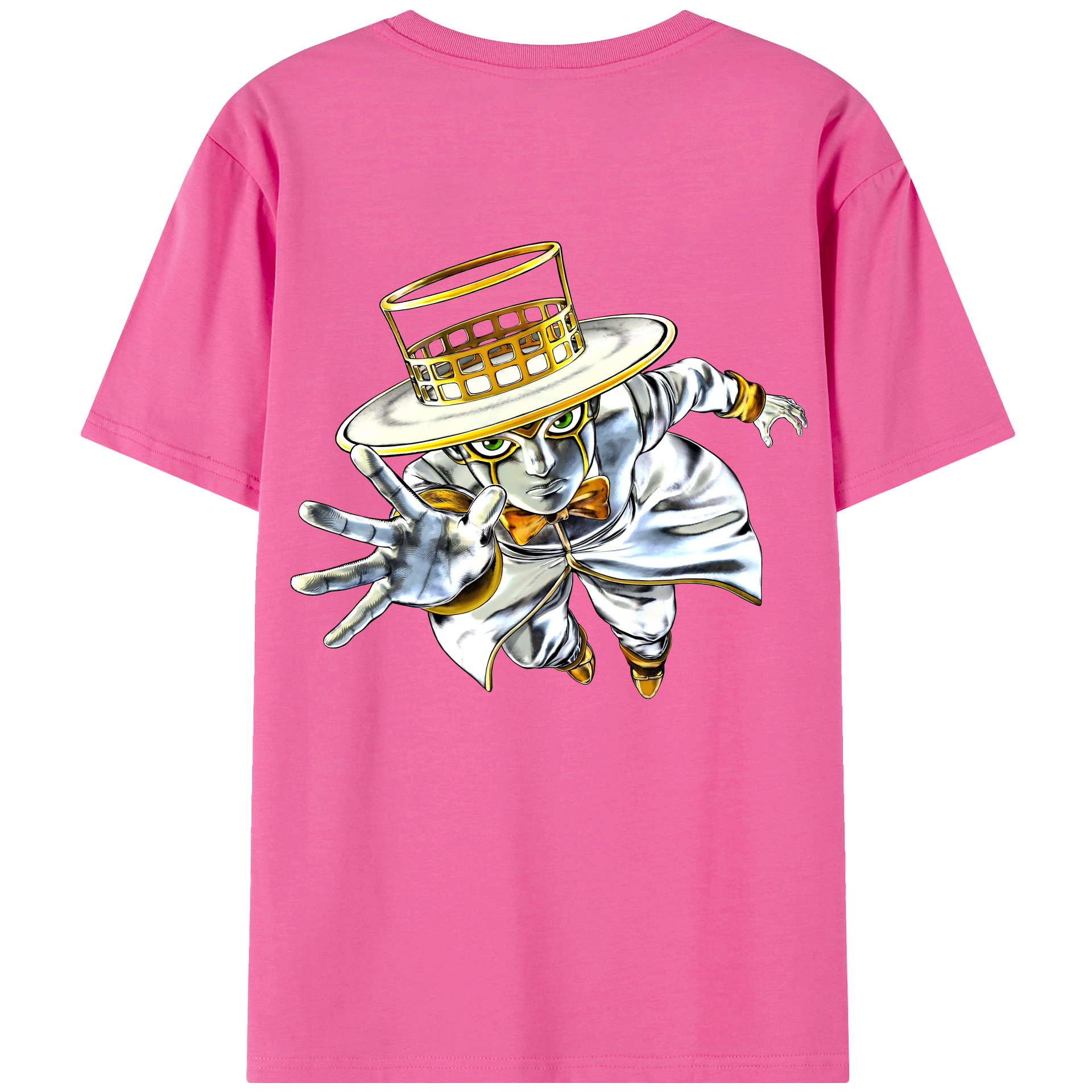 （画像用） ジョジョの奇妙な冒険 岸辺 露伴（きしべ ろはん） JoJo's Bizarre Adventure Rohan Kishibe レディース半袖Tシャツ(バックプリント)